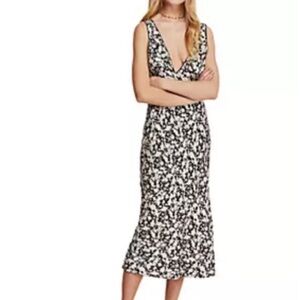 Free People oh la la Bias midi dress